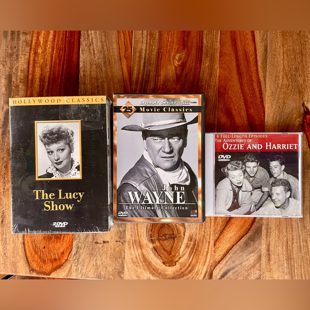 Three (3) Vintage Movies & TV Shows